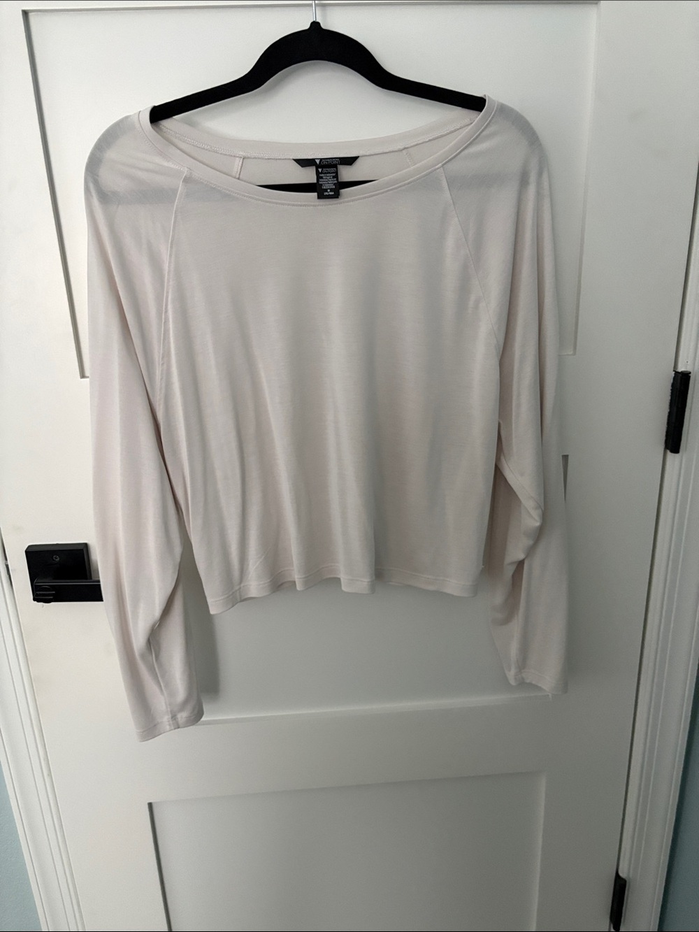 Victoria's Secret Light Cream Long Sleeve Top